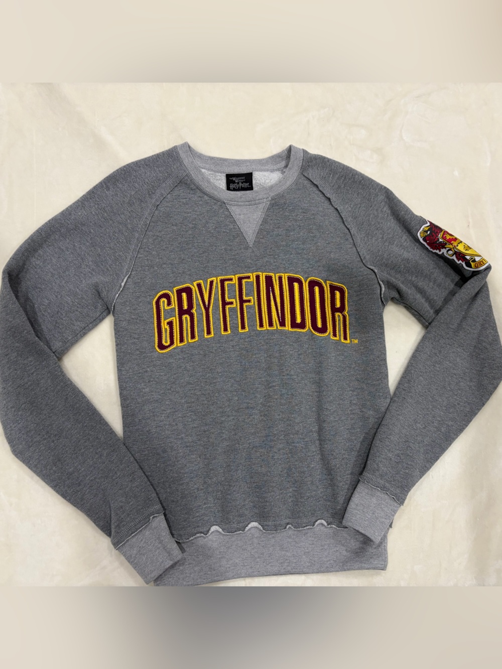 Gryffindor Gray Crewneck Sweatshirt - Official Hogwarts Design